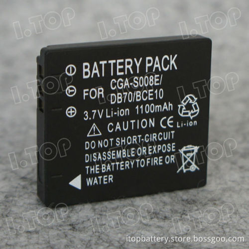 High Quality DMW-BCE10/CGA-S008E Rechargeable Camera Battery for Panasonic Camera ,China Factory Price